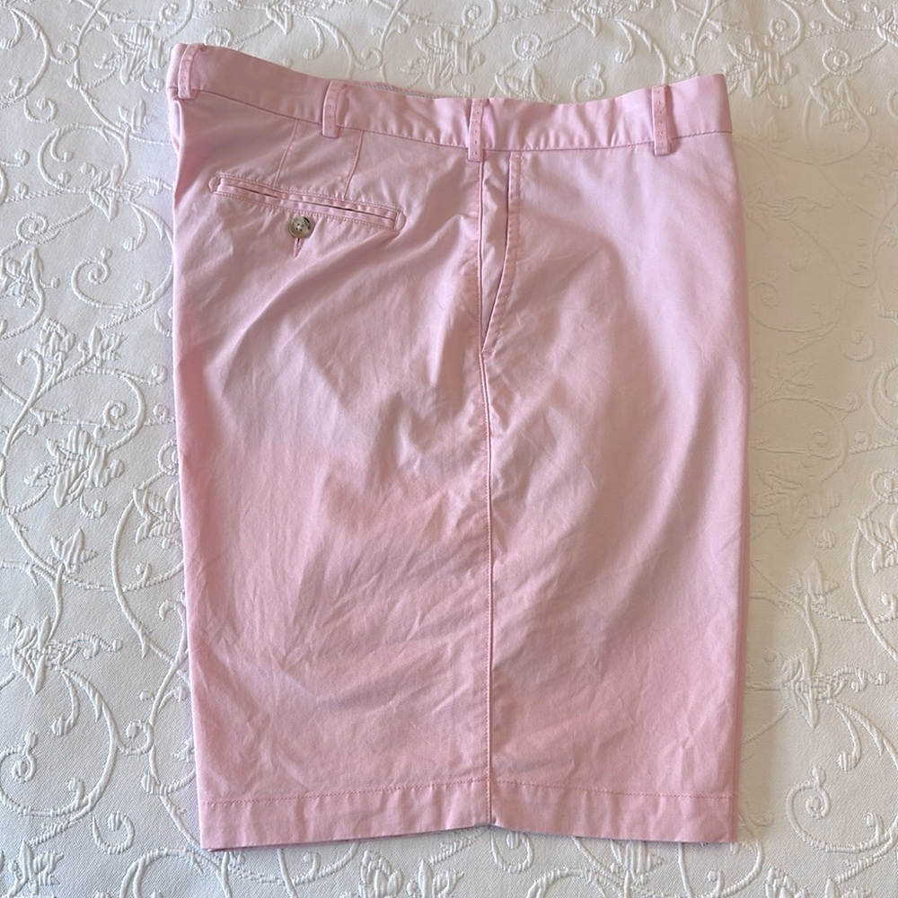 Peter‎ Millar Men's Light Pink Pima Cotton Spandex Shorts 38